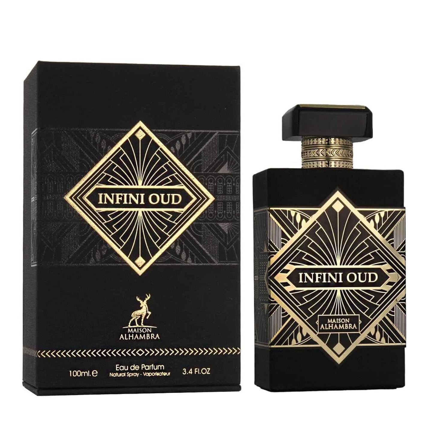 Infini Oud by Maison Alhambra for Unisex - 3.4 oz EDP Spray