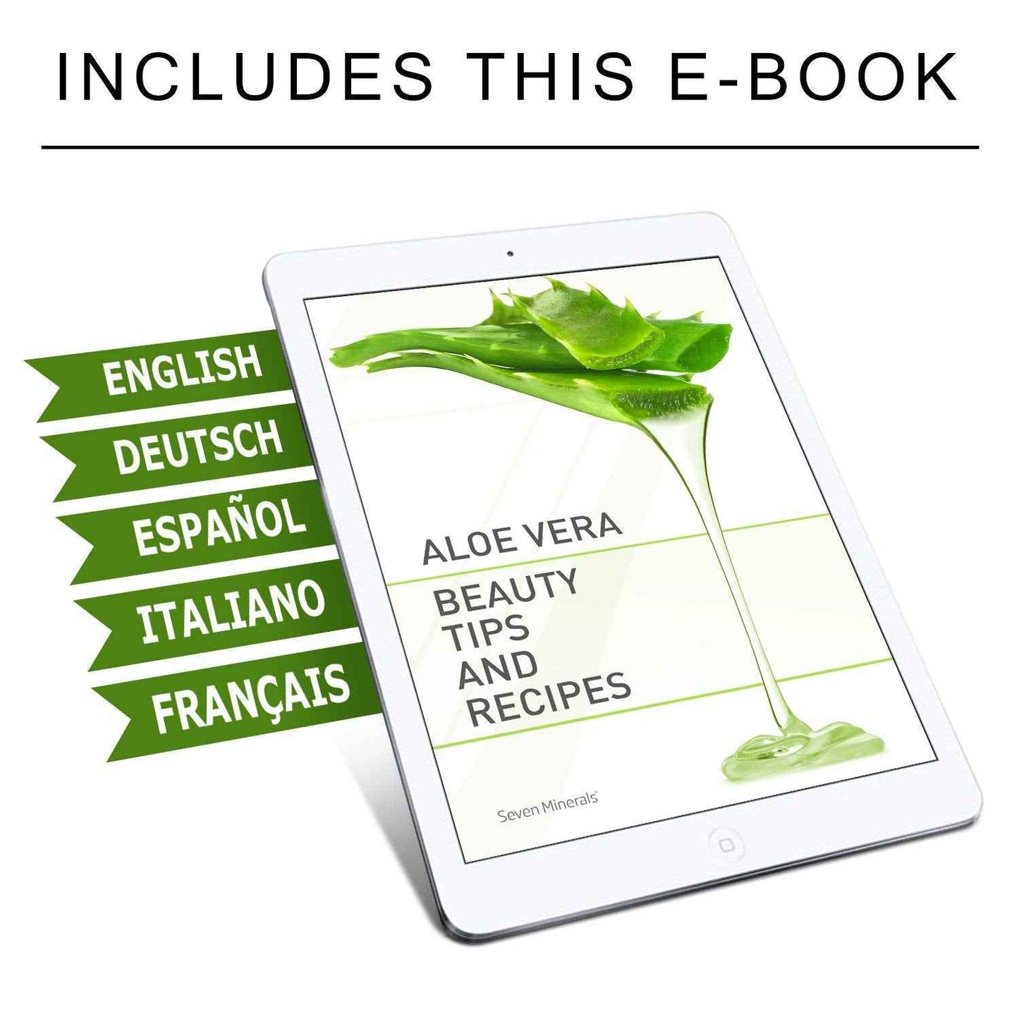 Seven Minerals EWG Verified Castile Soap and Organic Aloe Vera Gel