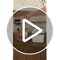 Delamu Rotating Makeup Organizer 2-Tier Vanity Storage with Spin Shelf
