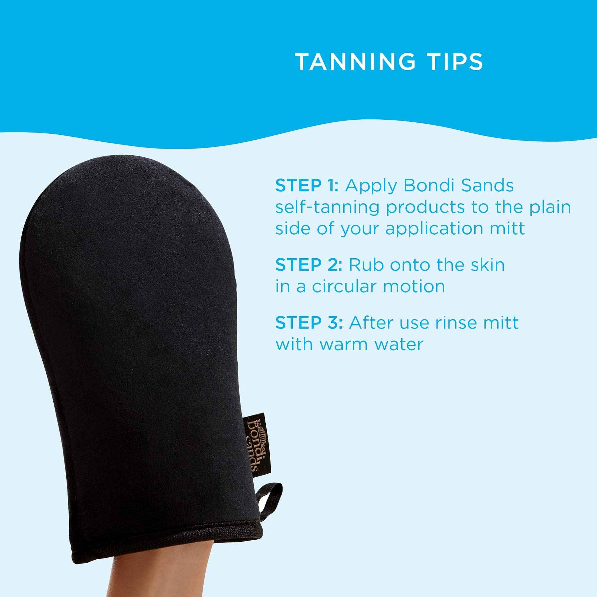 Bondi Sands Liquid Gold Self Tanning Foam + Application Mitt | Includes Lightweight Sunless Foam + Reusable Mitt for a Flawless Finish ($32 Value)