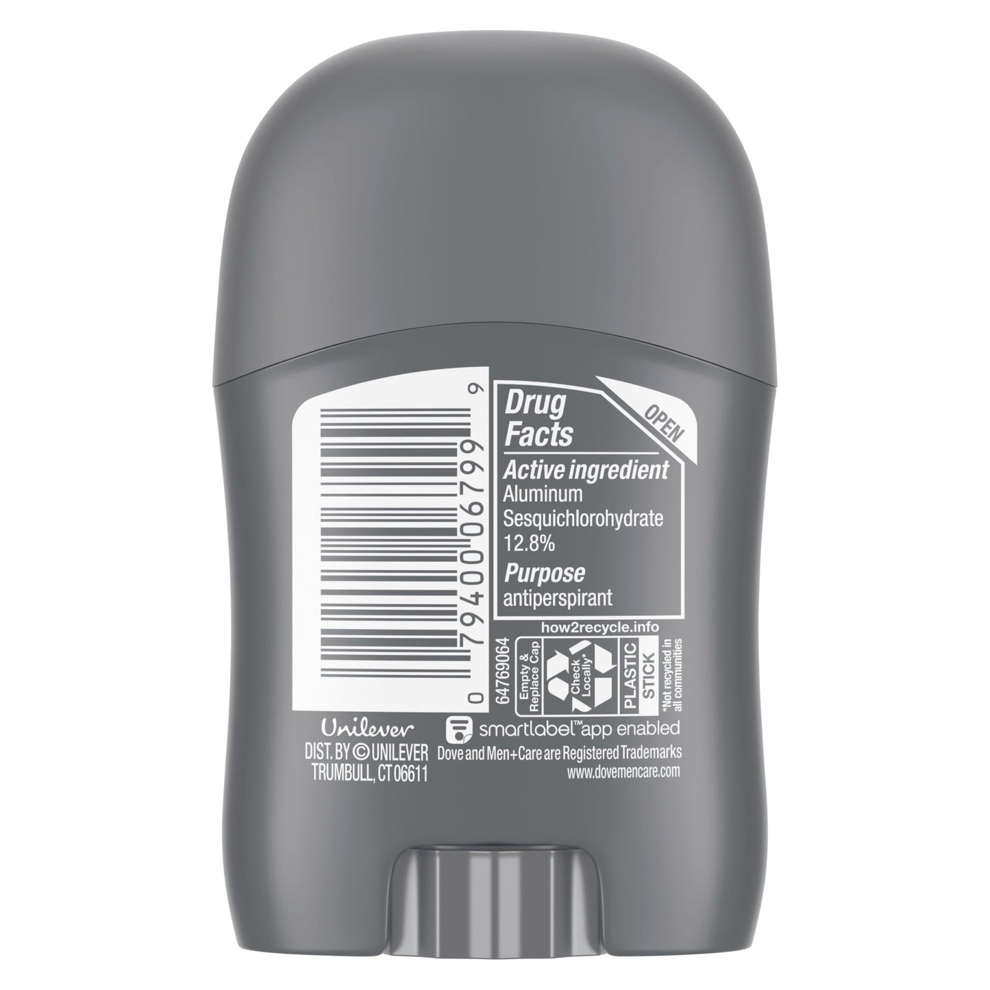 Dove Men+Care Antiperspirant Deodorant Stick Clean Comfort Pack of 36 72-Hour Sweat & Odor Protection Antiperspirant for Men With 1/4 Moisturizing Cream 0.5 oz