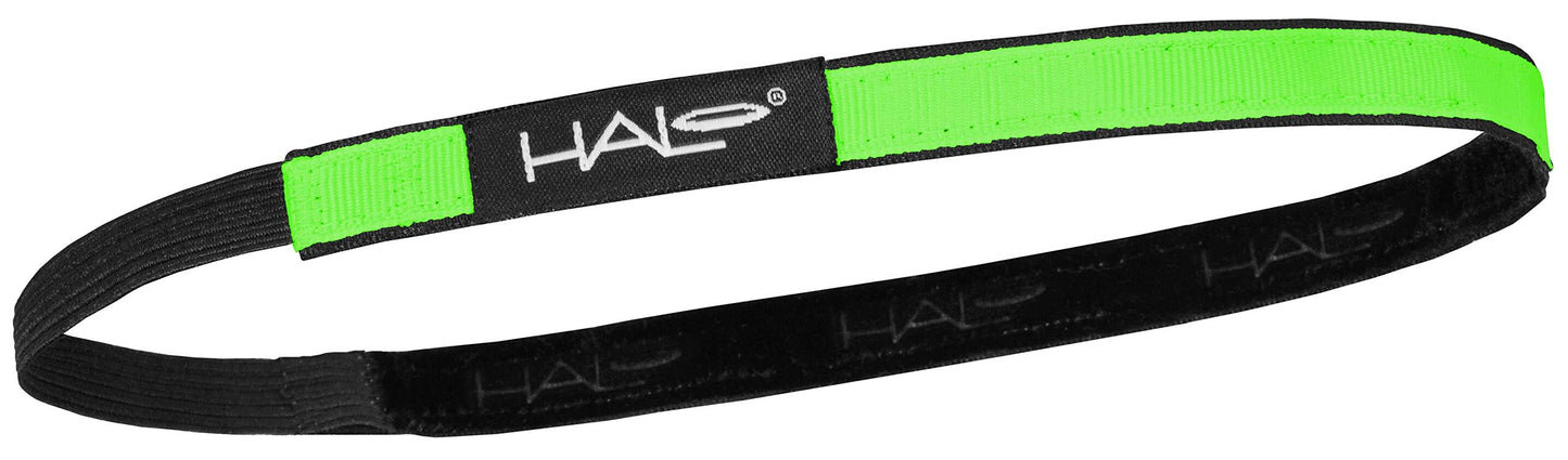 Halo Hairband Headband Sweatband Green 0.5 inch wide