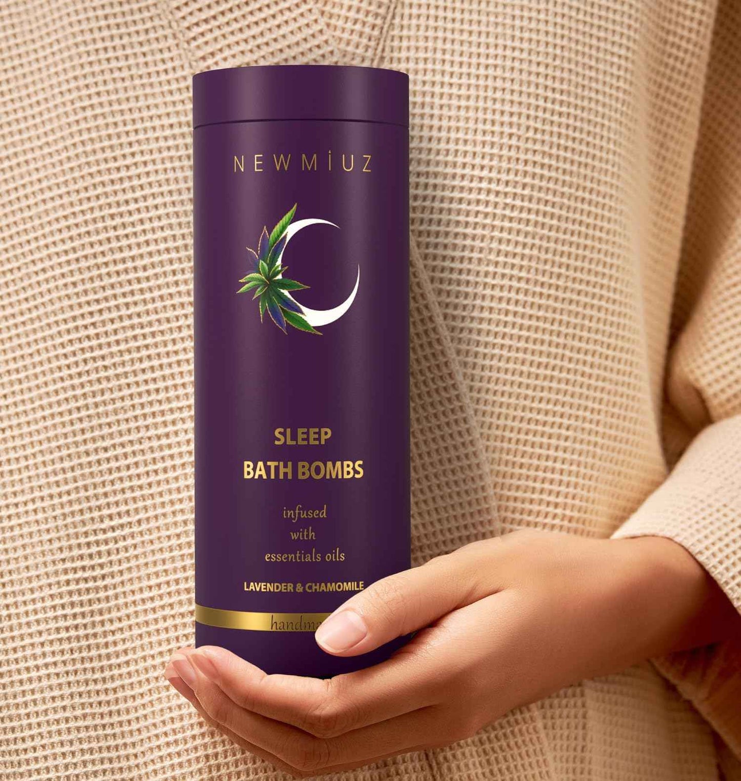 Deep Sleep Bubble Bath Bombs Infused with Lavender Chamomile Essential Oils Moisturizing Bath for Dry Skin and Relaxation Self Care Gift for Women