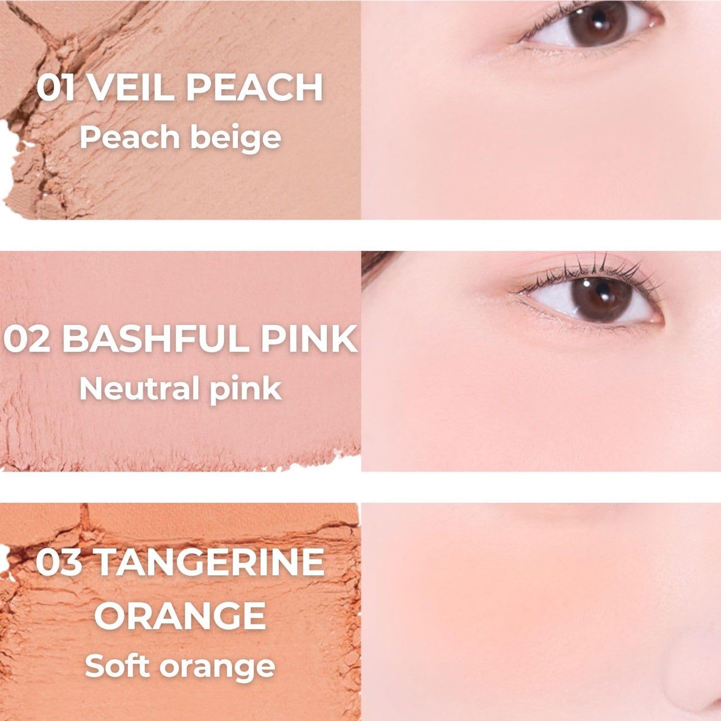 ABOUT TONE Fluffy Wear Blusher - Pressed Powder Cheek Blush with Airy and Soft Matte Blurring Finish Blendable & Buildable Natural Color Korean Makeup Vegan (04 CHARMING ROSE)