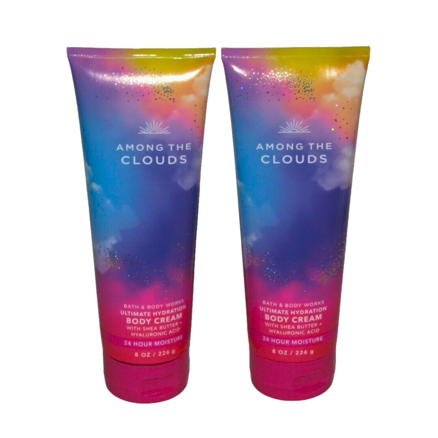 Bath & Body Works Ultra Shea Body Cream, 8oz Each, Pack of 2 (Among The Clouds)