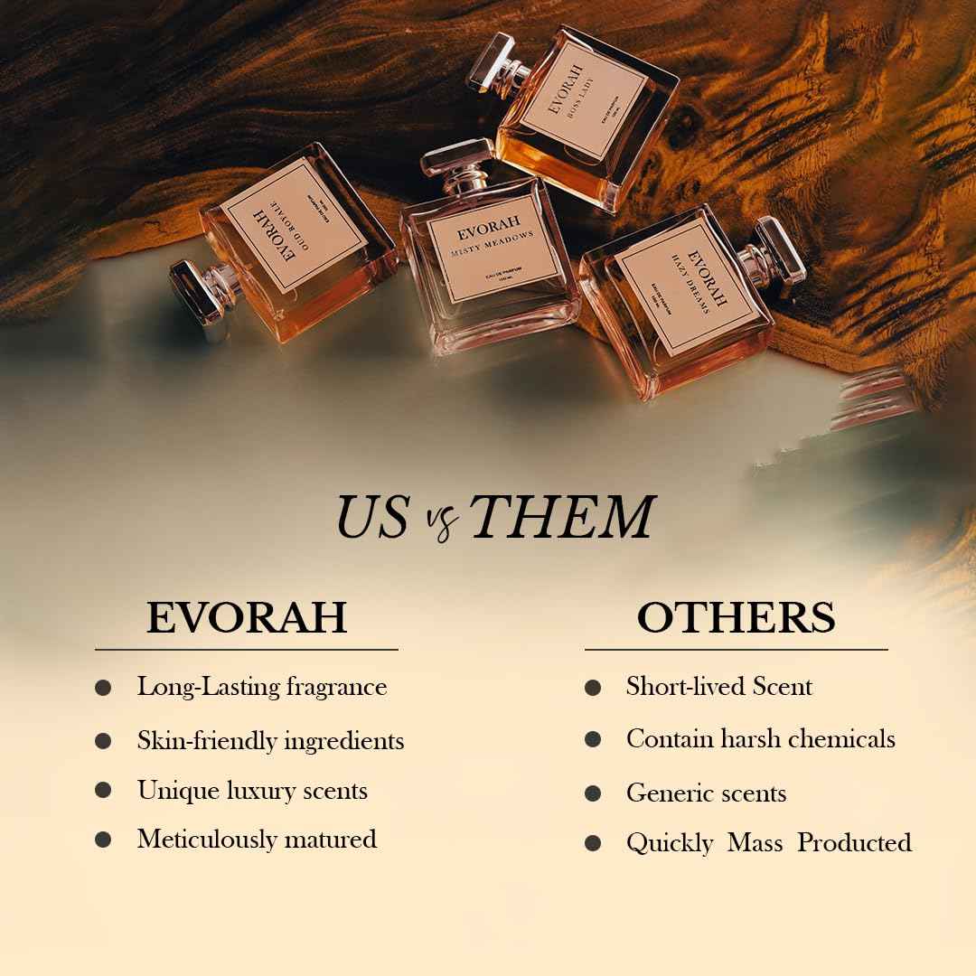 House Of Evorah Hazy dreams (3.38 fl oz) Women's Eau De Parfum | Skin friendly long lasting perfume I fruity perfume I Premium luxury fragrance