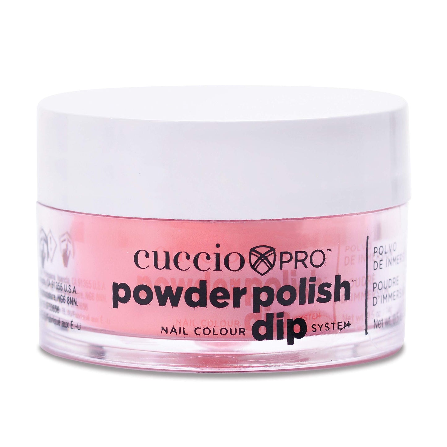 Cuccio Colour Powder Nail Polish - Lacquer For Manicure And Pedicure - Highly Pigmented Powder That Is Finely Milled - Durable Finish, Flawless Rich Color - Easy To Apply - Passionate Pink - 1.6 Oz