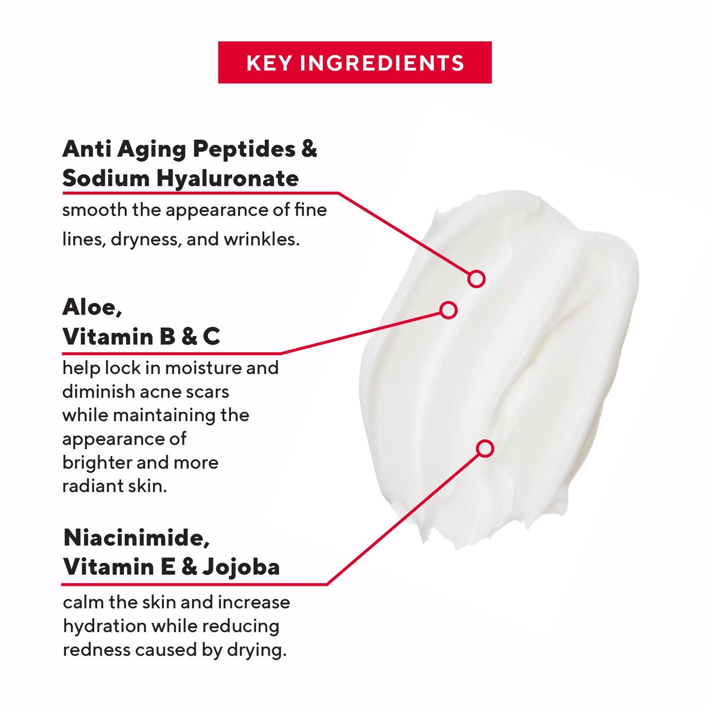 Mirabella Renew Age-Defying Daily Moisturizer for Face, Hydrating Face Moisturizer Helps Reduce Appearance of Fine Lines, Wrinkles and Dark Spots with Peptides, Hyaluronic Acid, and Antioxidants