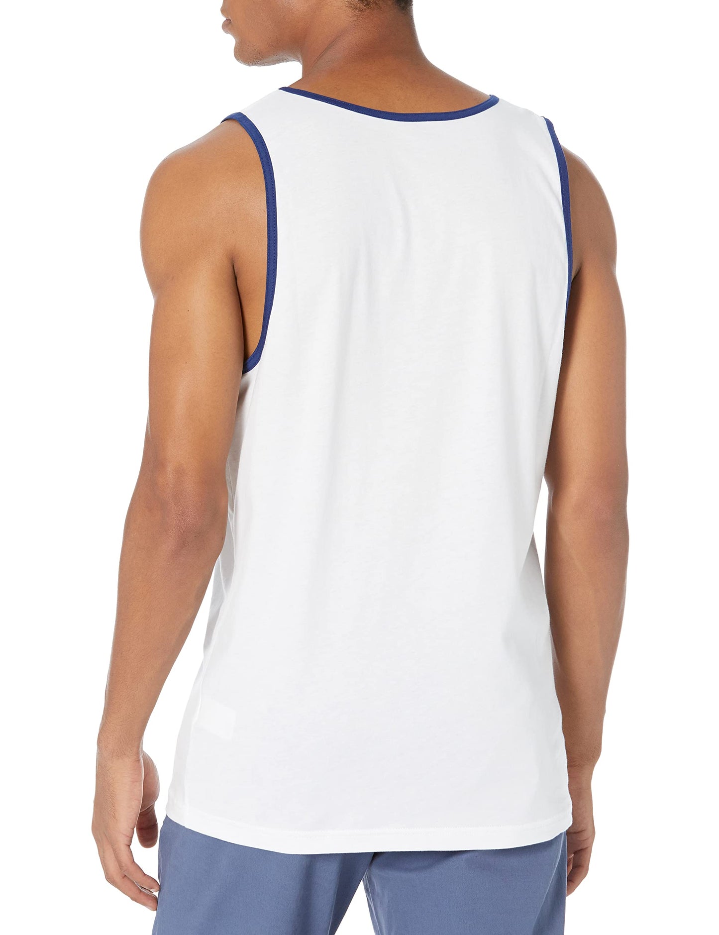 Amazon Essentials Men's Regular-Fit Tank Top, White, X-Small