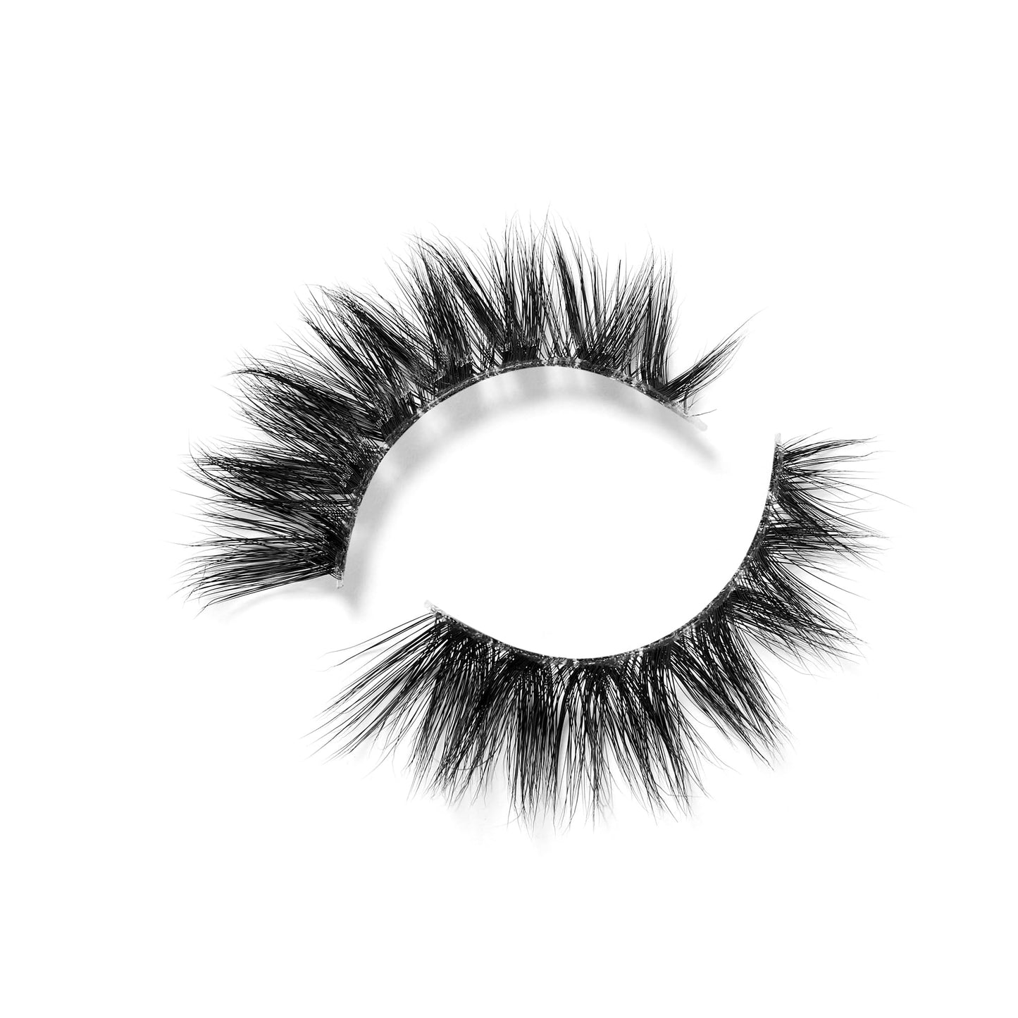 Lilly Lashes Sheer Band, False Eyelashes w/Invisible Band Lashes, Mink Lashes + Volume, 3D Faux Mink Eyelashes, Clear Band Lashes, Reusable Eyelashes 20x, Lash Glue not Included, 15mm (Sultry)