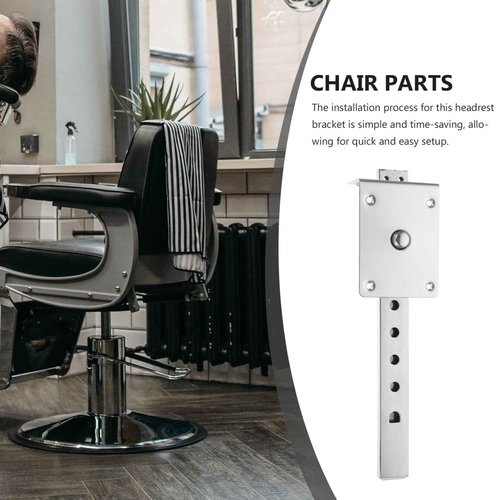 Balacoo Barber Chair Pillow Accessories - Ergonomic Headrest for Salon Chairs, Iron Construction Easy Installation Ideal for Salon, Barber Daily Use, 11.65 X 3.14 X 1.69 Inch