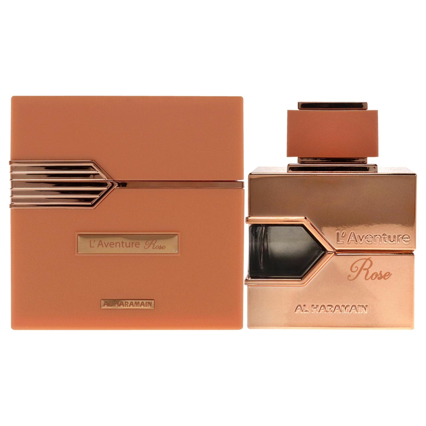 Al Haramain L'Aventure Rose - Arabian Perfume for Women - Long Lasting Perfume for Women - Floral Woody Fragrances - Eau de Parfum for Women - 3.4 oz