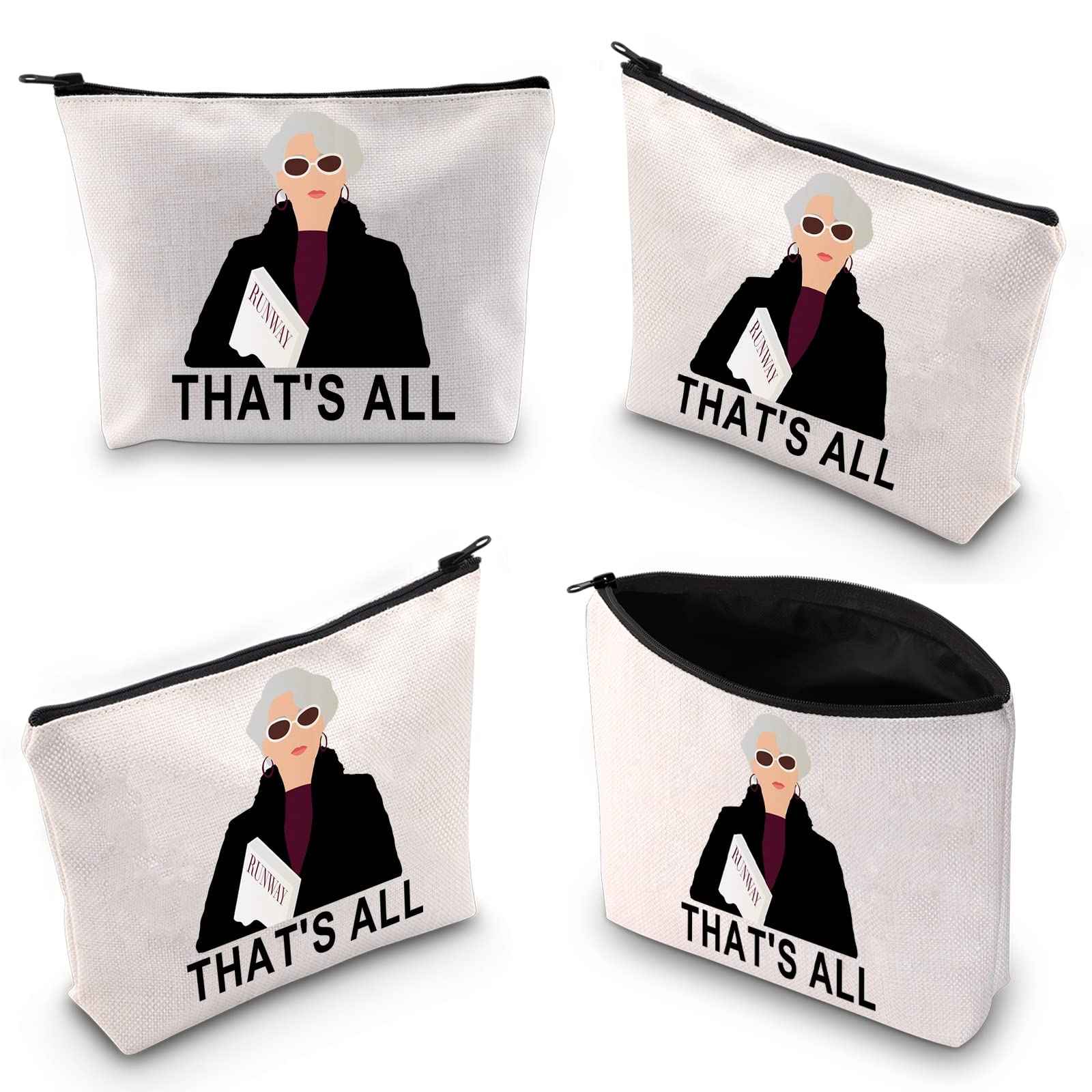 WZMPA Movie Fans Cosmetic Makeup Bag Movie Fans Gift That's All Makeup Zipper Pouch Bag For Women Girls(That's All)