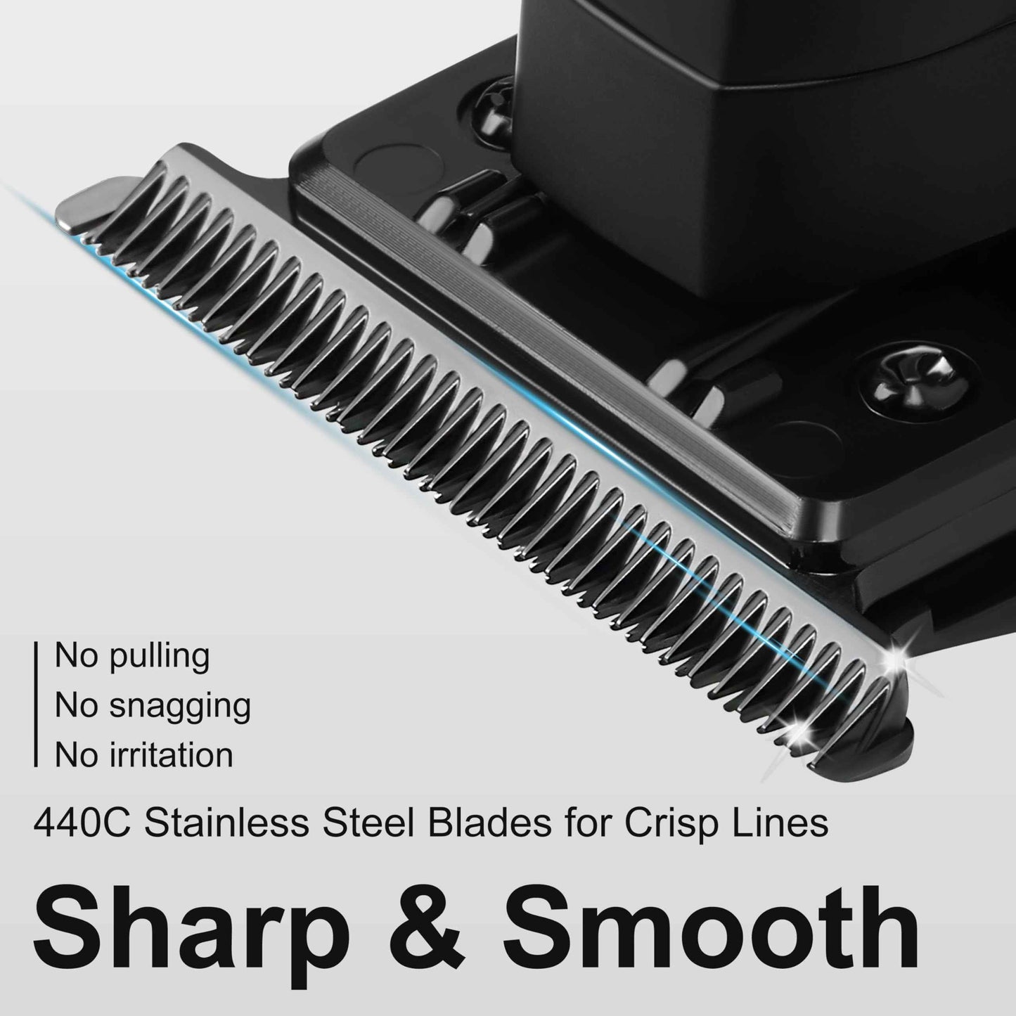 KEMEI Hair Trimmer for Men, Professional Hair Clippers Cordless Beard Trimmers for Barbers T Blade Zero Gap Trimmer KM-2299 with 2299 Replacement Blade.