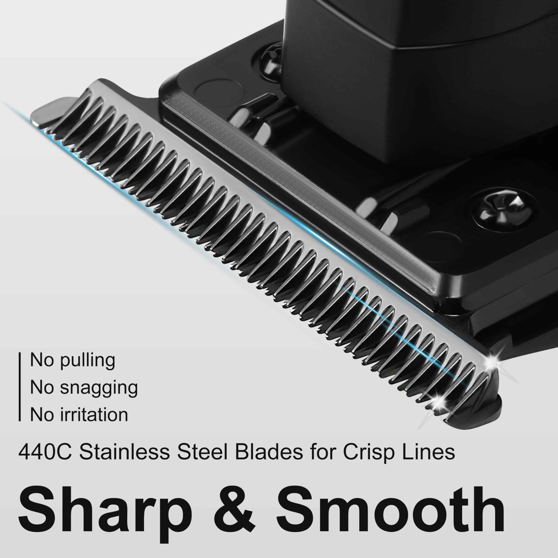 KEMEI Hair Trimmer for Men, Professional Hair Clippers Cordless Beard Trimmers for Barbers T Blade Zero Gap Trimmer KM-2299 with 2299 Replacement Blade.