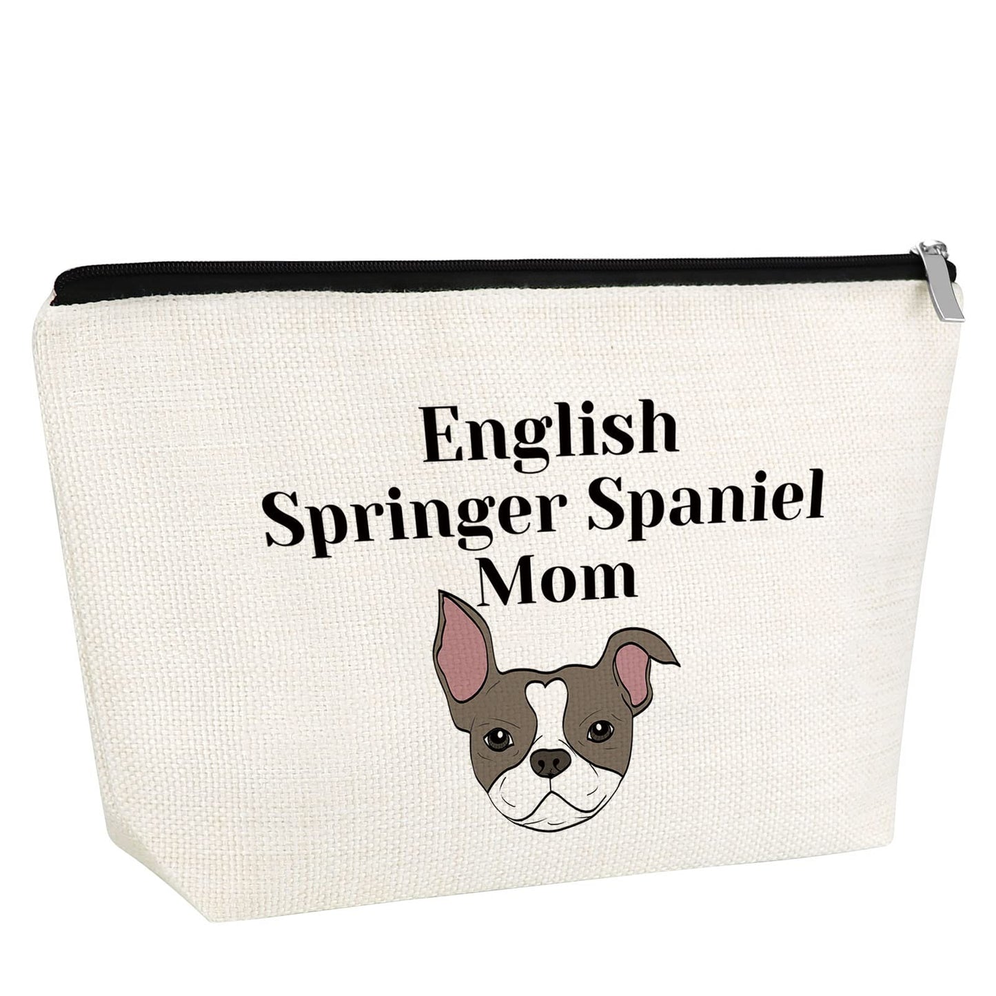 Dog Gift Christmas Gift for Women Dog Lovers Springer Spaniel Makeup Bag Birthday Mothers Day Gift for Spaniel Mom Pet Animal Lover Gift New Year Gift for Friends Sister Thank You Gift for Veterinary