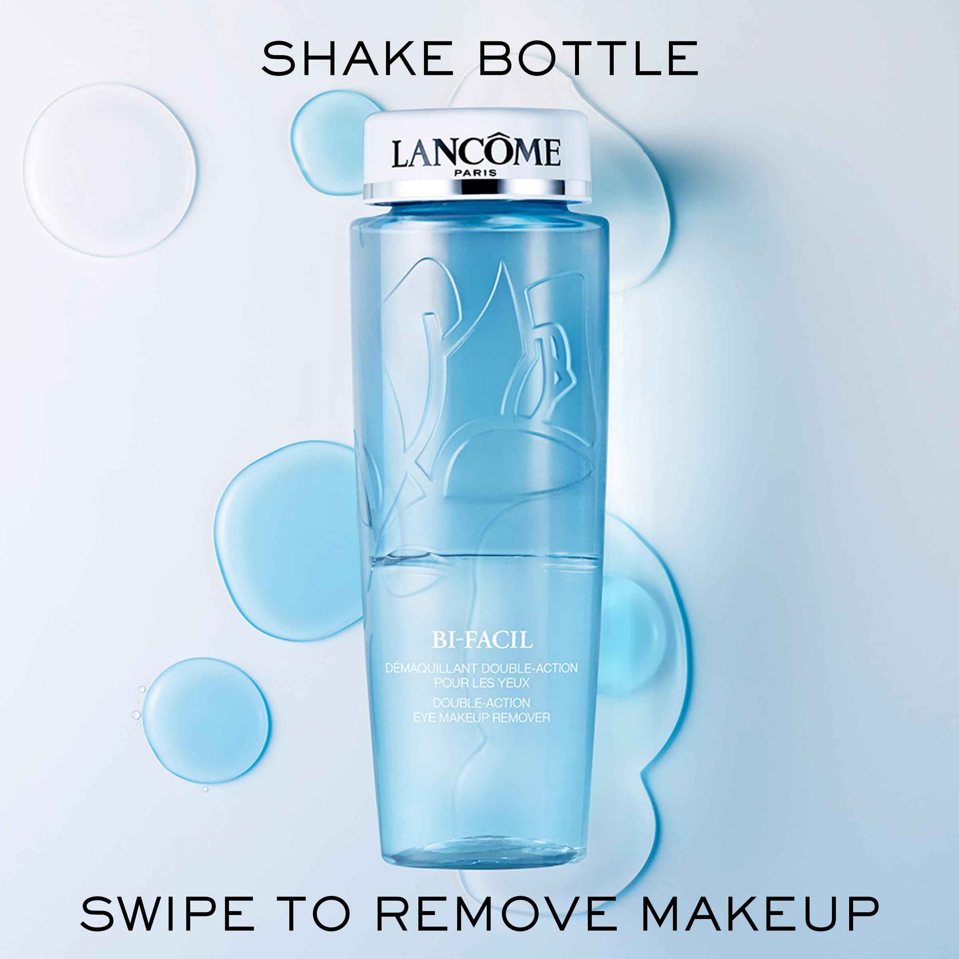 Lancôme Bi-Facil Double Action Eye Makeup Remover | Waterproof Makeup Remover for All Skin Types & Sensitive Eyes | Gentle, Non-Greasy Formula with Bi-Phase Technology | 6.7 Fl Oz