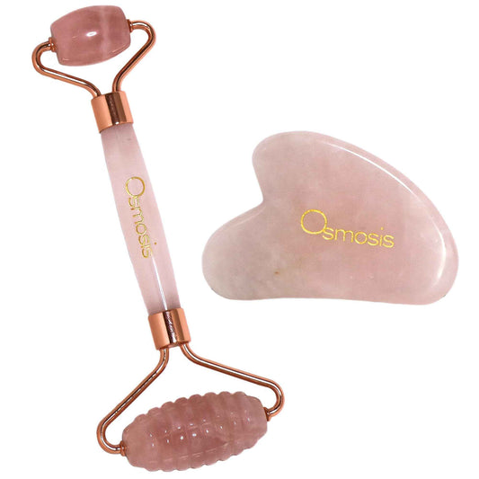 Osmosis Skincare Osmosis Rose Quartz Roller + Gua Sha, 1 ct.