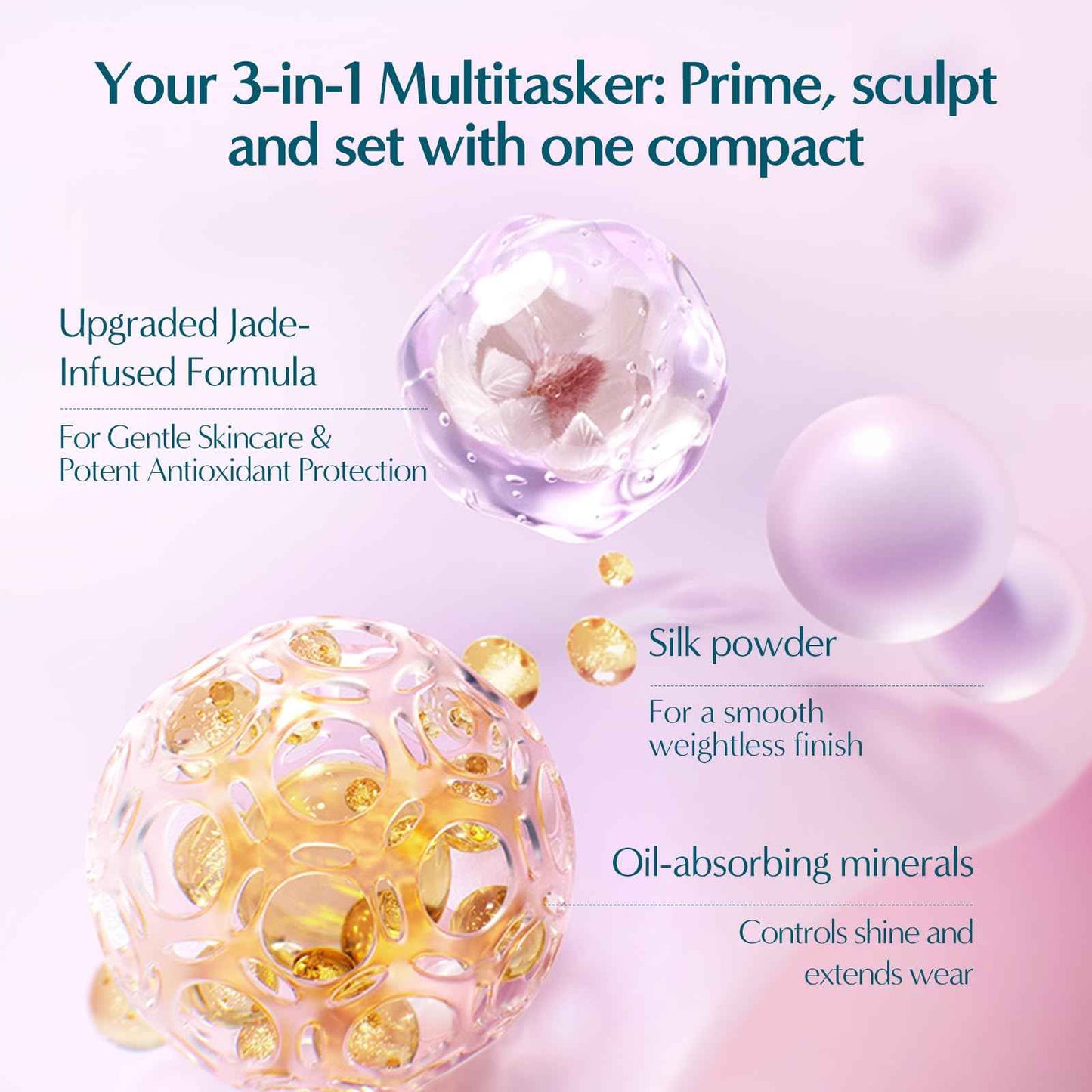 FLORASIS Butterfly Glitter Quad Eyeshadow Palette (01 Iris Twilight, 1 Count)