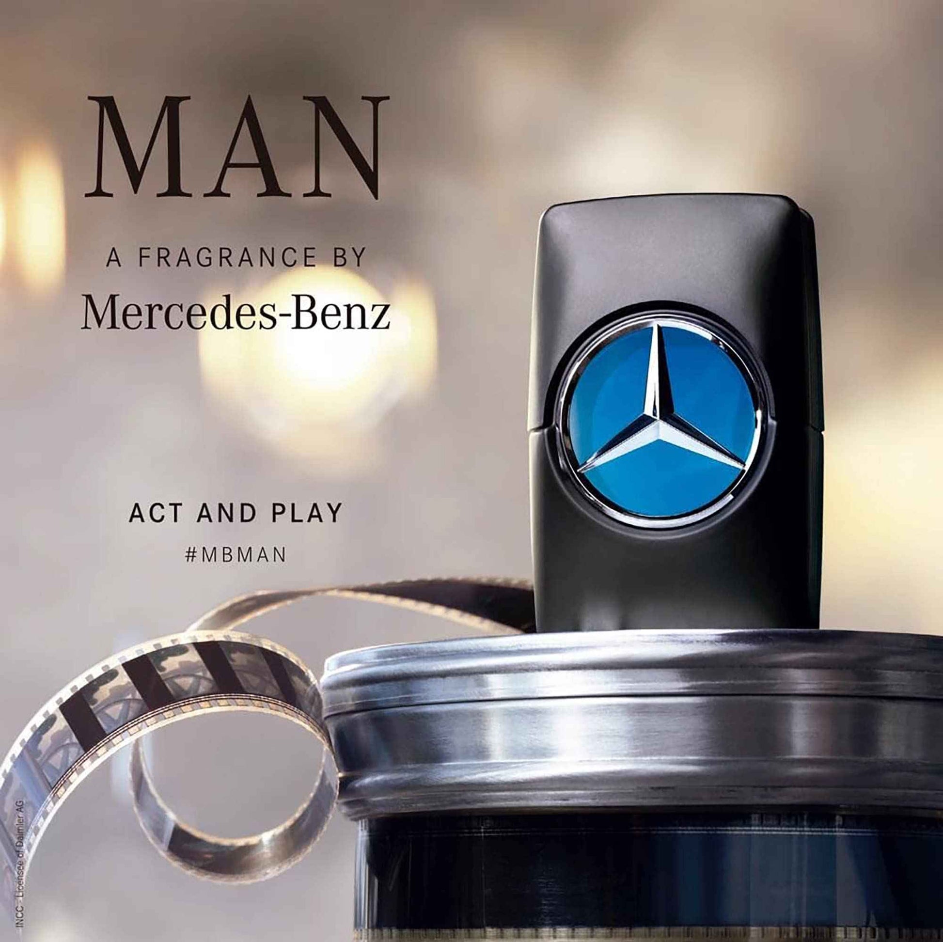 Mercedes-Benz Man - Elegant Fragrance With Sensual, Floral, Woody Notes - Mesmerize The Senses With Original Luxury Men’s Eau De Toilette Spray - Endless Day Through Night Scent Payoff - 3.4 Oz