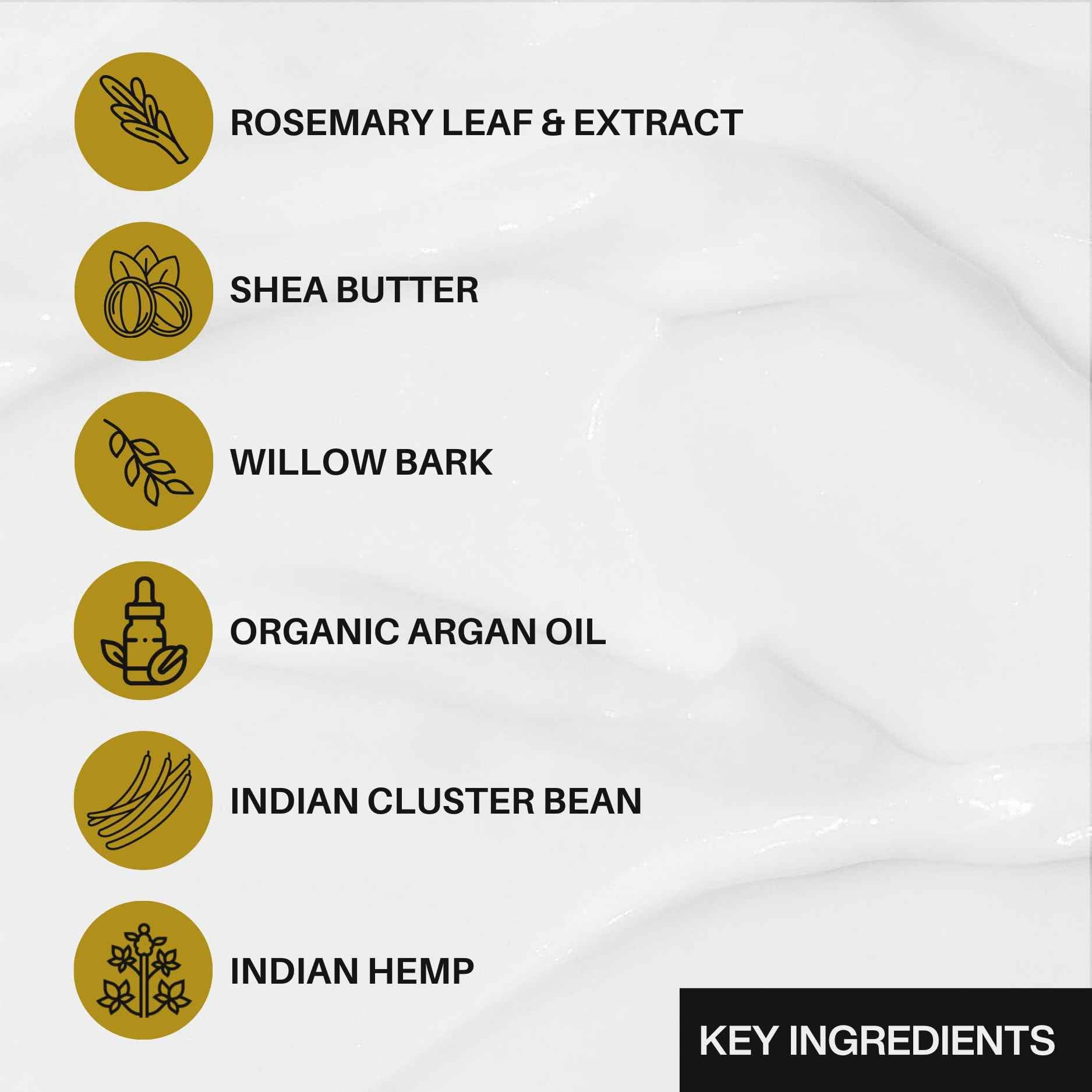 Cristian Rovere - Signature Hair Mask - Deep Conditioning Hair Mask Infused with Shea Butter & Rosemary Extract - Nourishing Hair Treatment for Dry & Damaged Hair - Paraben Free - 8 Fl Oz