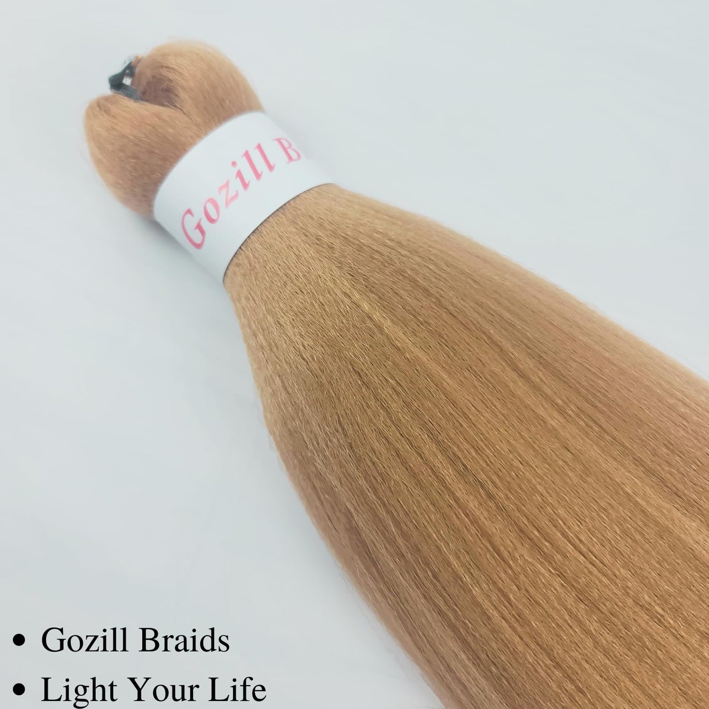 Gozill Honey Blonde Braiding Hair Pre Stretched Kanekalon Prestretched Braiding Hair Ez Braid Hypoallergenic Colored Braiding Hair Extensions Knotless