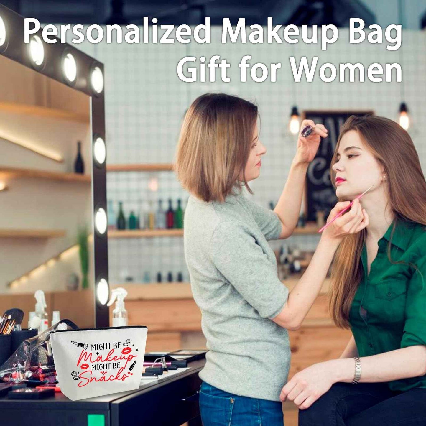 Yoxiumi Hottest Christmas Gifts 2025 Early Christmas Gift Ideas College Stocking Stuffers Funny Stocking Stuffers for Adults Snack Bag Snack Pouch Cosmetic Bag for Women Travel Toiletry Bags