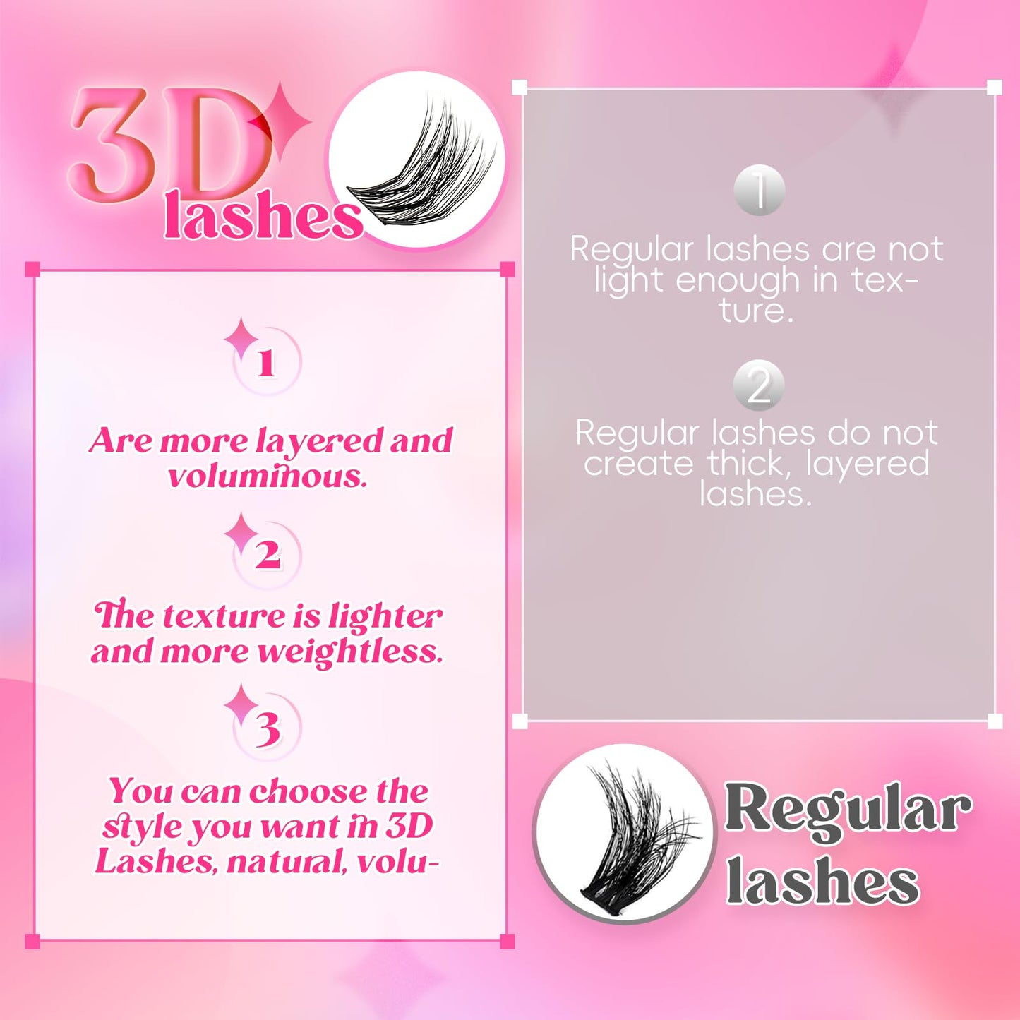 FADLASH Cluster Lashes Fluffy 10-18mm Lash Clusters Volume Lash Extension 112Pcs 3D DIY Lash Clusters D Curl Individual Lashes (R02-0.07-D,10-18mm)