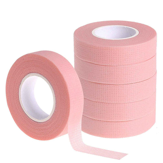 fenshine 6 Rolls Micropore Medical Tape for Eyelash Extension, Adhesive Fabric Tape for for Eyelash Extension Supply