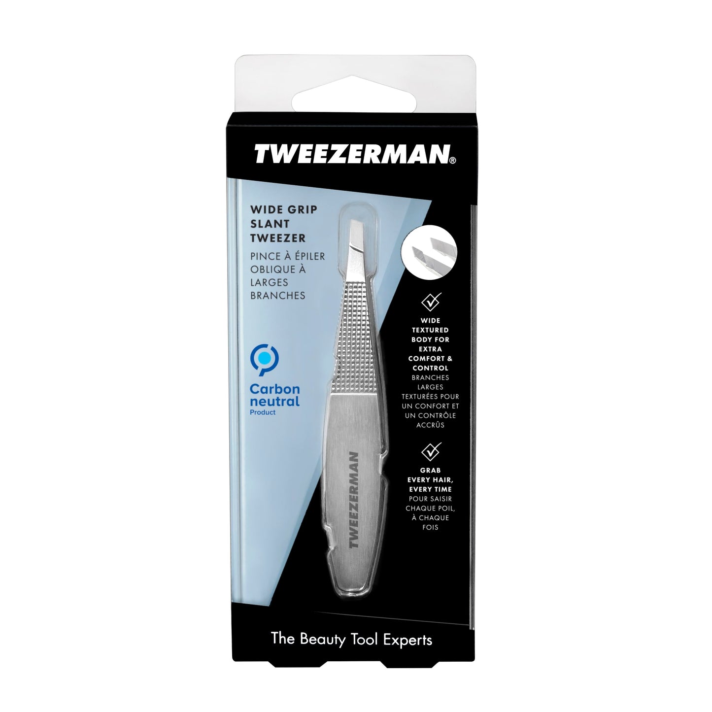 Tweezerman Wide Grip Slant Tweezer