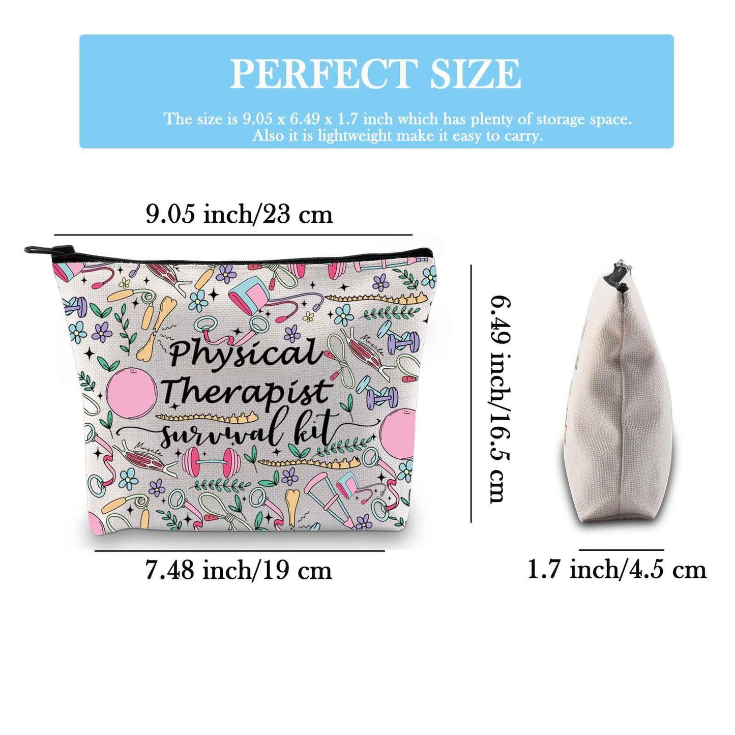 GJTIM Physical Therapist Gift PT Appreciation Thank You Gift Physical Therapist survival kit Makeup Bag (Survival Kit PT 2)