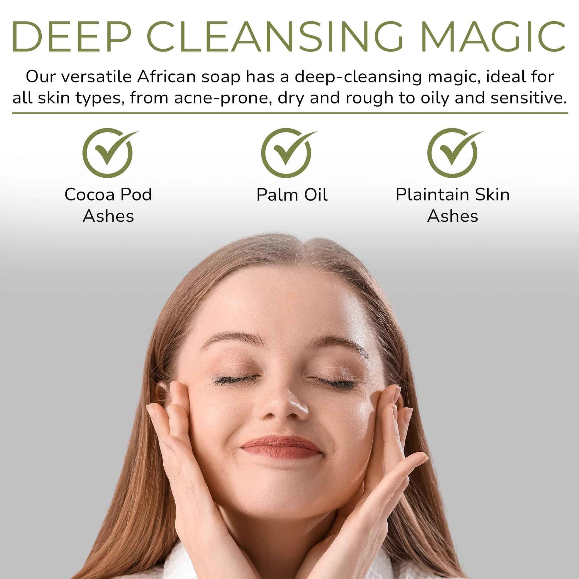 SAAQIN - Raw African Black Soap for All Skin Types, Black Soap Ideal for Acne, Wrinkles, Make-Up Removal, Hair & Body, Natural Glycerin Black African Soap, African Black Soap Bar from Ghana, 5 Lbs