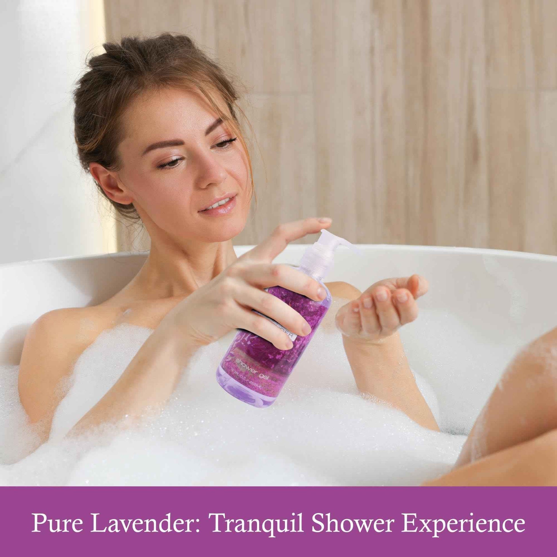 Luxury Spa Gifts for Women – 8 Pc Lavender Scented Bath & Body Set w/ Bubble Bath, Lotion & More – Luxury Self Care Kit for Wife, Mom, Best Friend, Girlfriend, Christmas & Anniversary Gift by Draizee