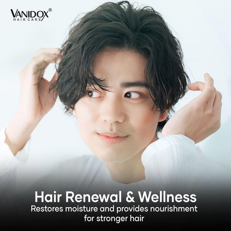VANIDOX ReFortix Korean Shampoo and Conditioner Set, Enriched with Ginseng, Green Tea, and Camellia Oil, Supports Growth Stage and Helps Reduce Hair Loss for Stronger Hair (16 fl oz each)