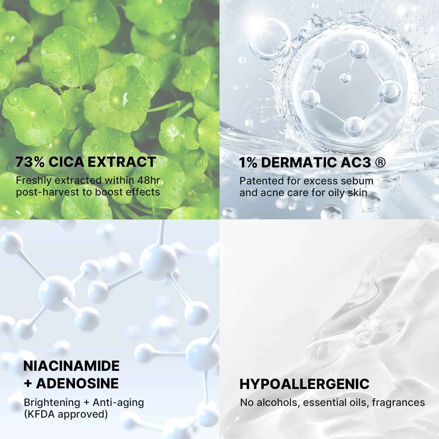 celimax The Real Cica Soothing Cream | with Fresh Cica Extract, Oil Free, Hydrating, Moisturizing, Calming, Dry Oily Combination Sensitive Skin, Korean Skincare, Lightweight Gel Cream, 50ml