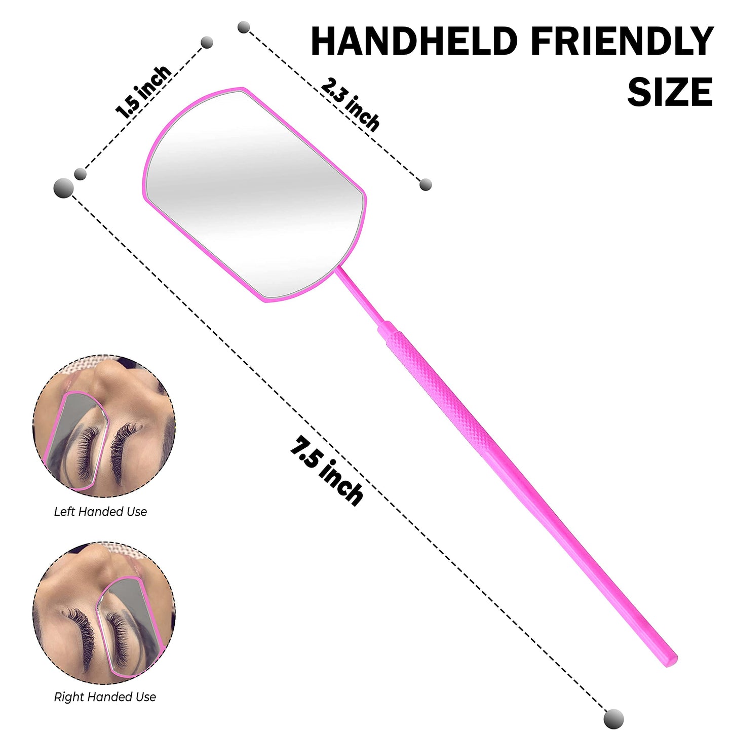 Professional Lash Tweezers + UPGRADED DESIGN Lash Mirror