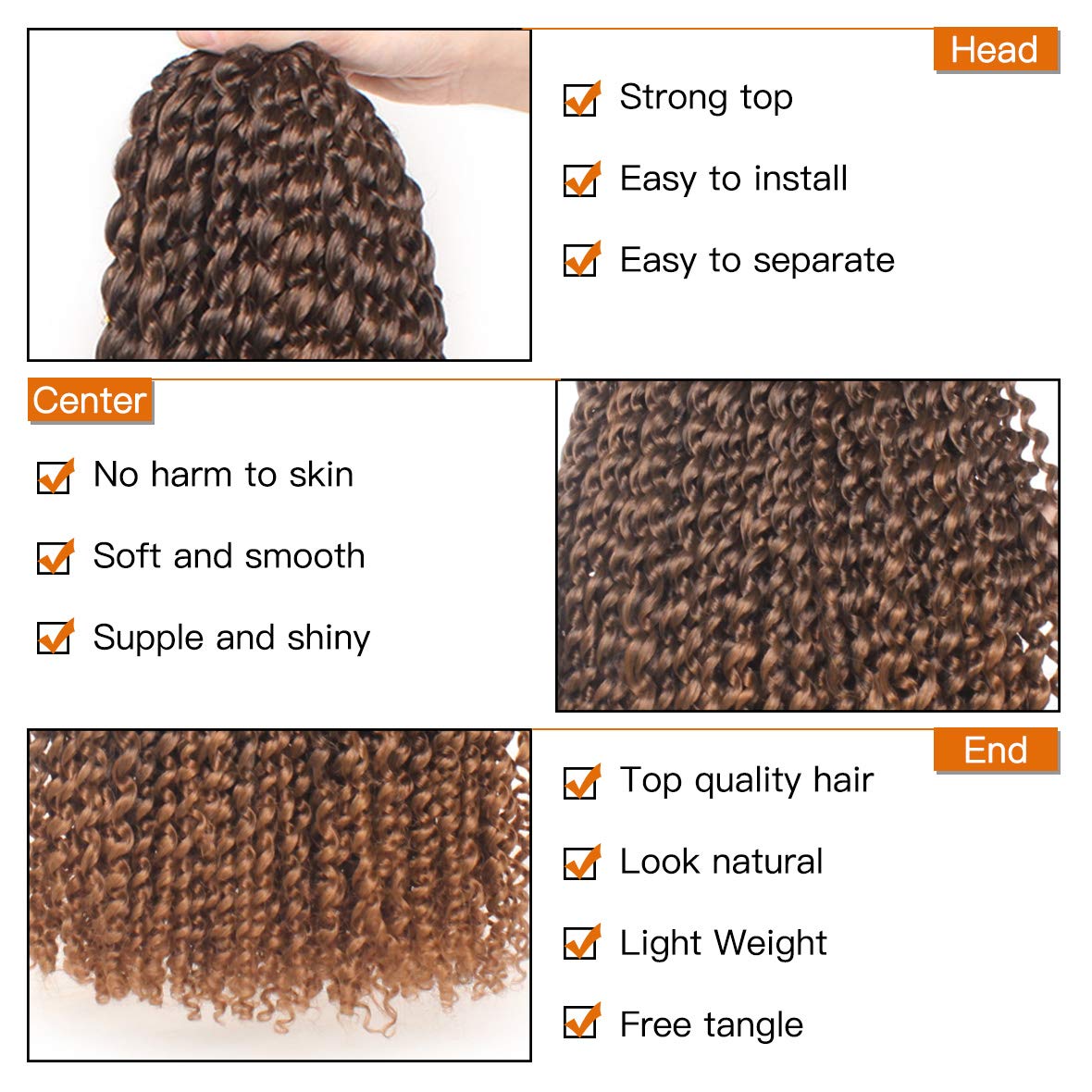 24 Inch Passion Twist Hair 7 Packs Water Wave Crochet Hair For Butterfly Locs Crochet Hair Goddess Bohemian Curly Hair Synthetic Braiding Hair Extensions for Women (24 Inch,T27#)