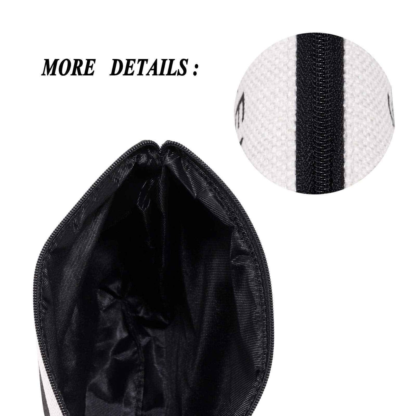 JXGZSO Diabetic Gift Type 1 Diabetes Awareness Gift Dead Pancreas Society Cosmetic Bag Diabetic Support Gift (Dead Pancreas Society White)