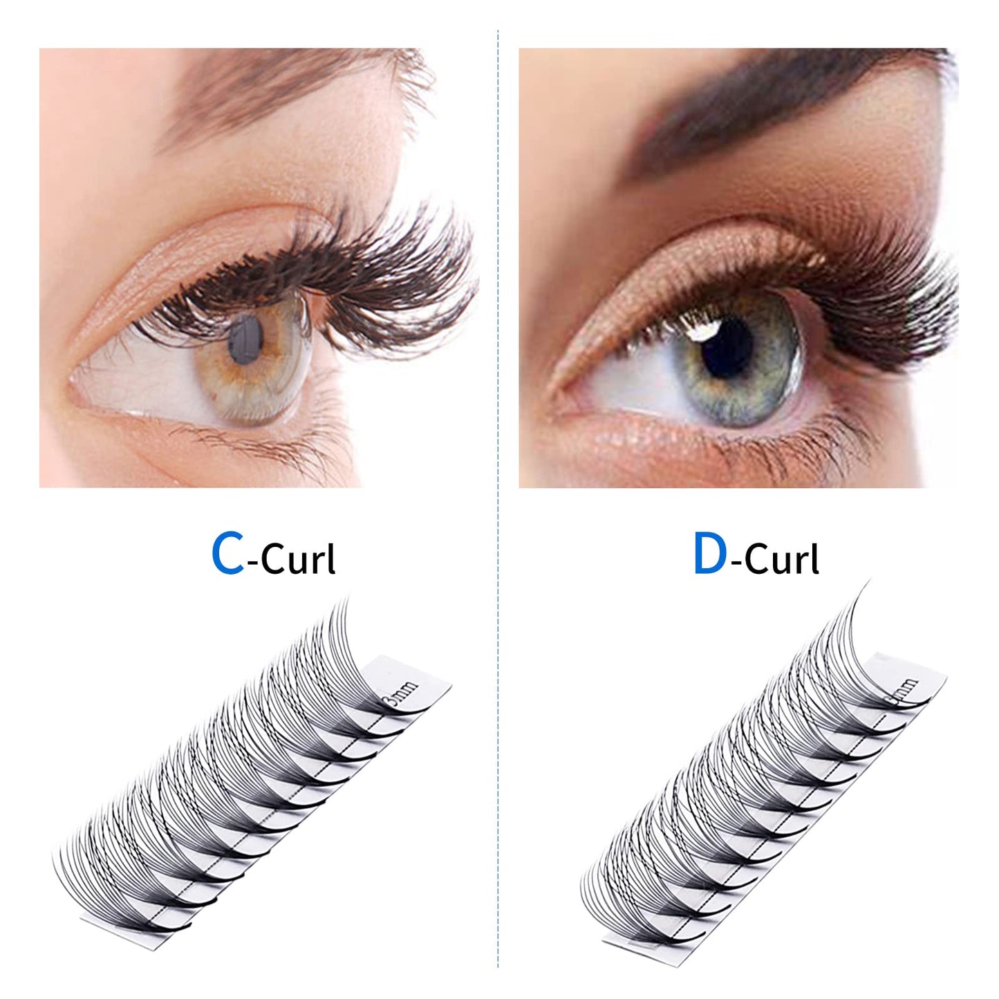 WENDY Lash Extension Premade Fans Eyelash Extensions 320PCS Pre Made Fans Lash Extensions 12D Lashes Extension 0.07mm D Curl Promades Eyelash Fans Mixed 9-16mm(12D-0.07-D, 9-16mm Mixed Tray)