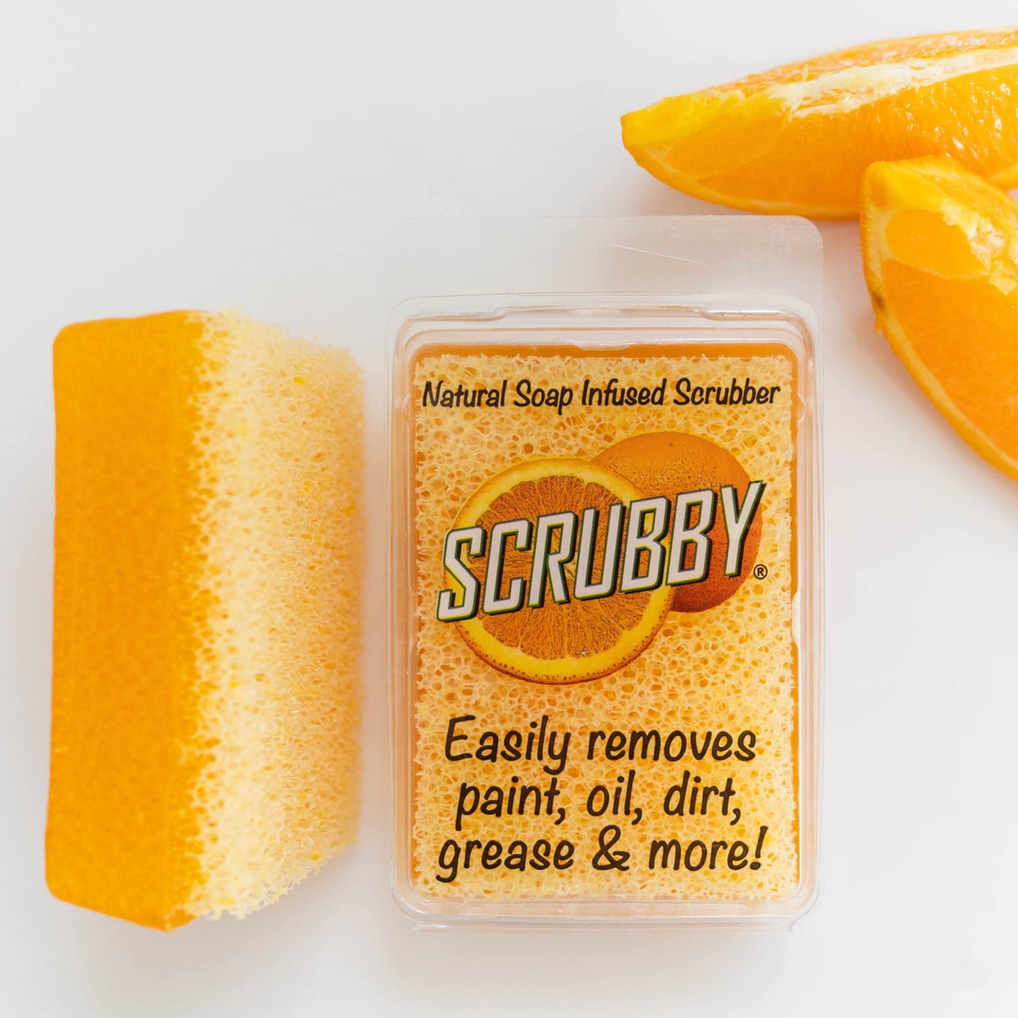 SCRUBBY SOAP LLC Scrubby Soap Citrus Cleaner 2 Bar Pack, Orange