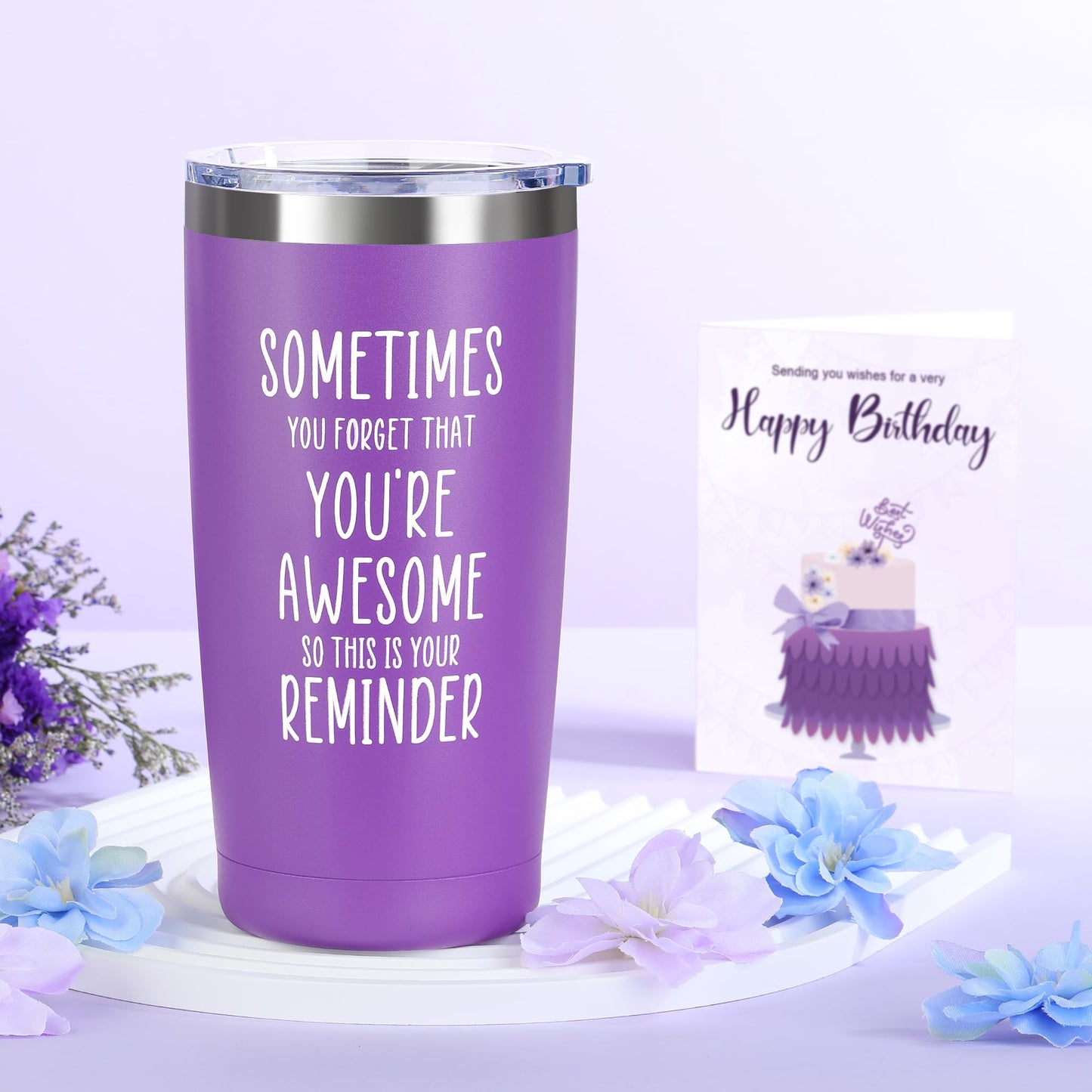 Purple Birthday Gifts for Women Happy Birthday Box for Woman Birthday Gifts Ideas Birthday Presents for Women Unique Birthday Gift Set Birthday Gift Basket for Her Mom Sister Wife Best Friend Female