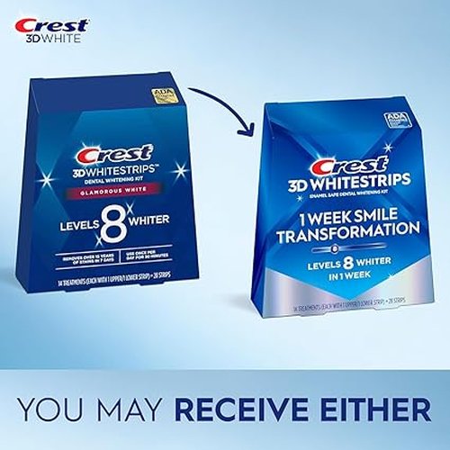 Crest 3D White Glamorous White Whitestrips - 28 Strips (Packaging May Vary)