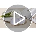 Pengxiaomei 2 Pcs Resin White Nail Art Palette, Polish Palette Nails