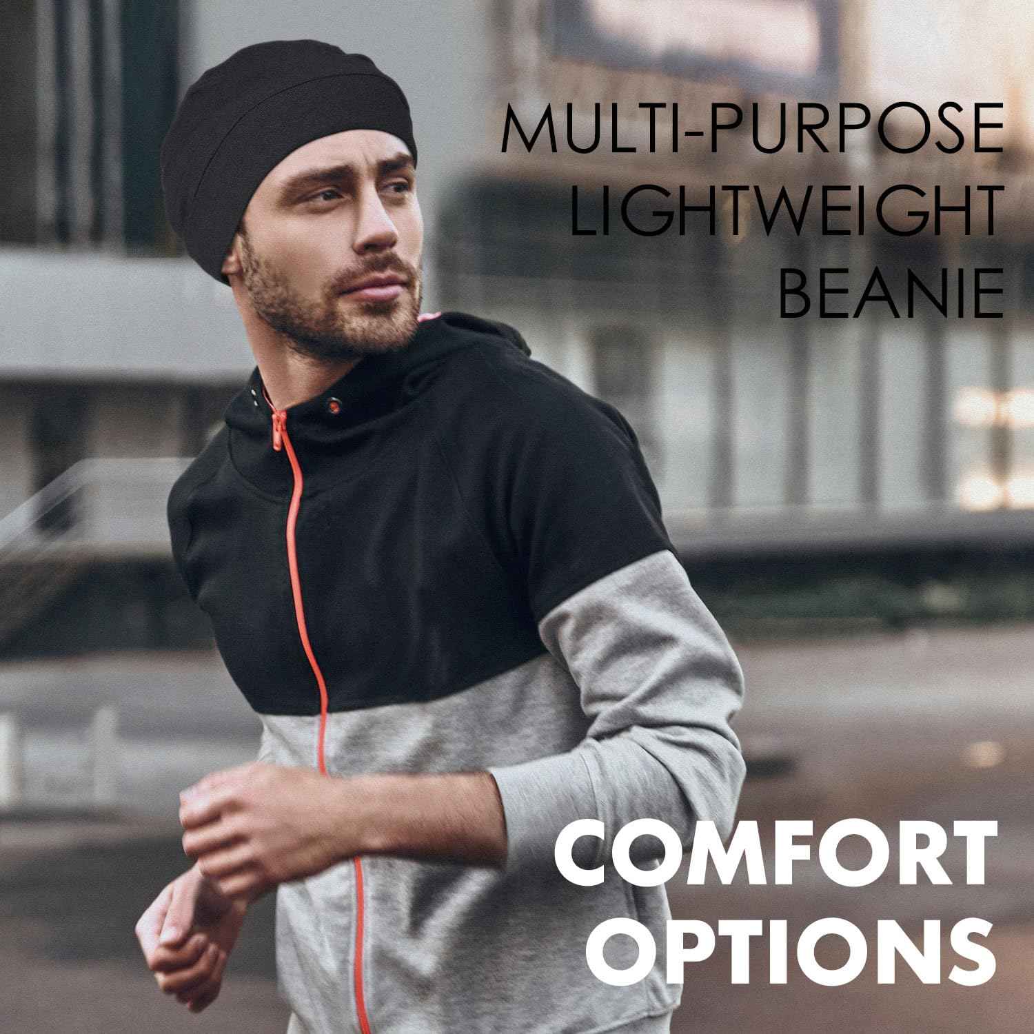 Mens Sleeping Cap Cotton Head Cover for Hair Loss Chemo Patients