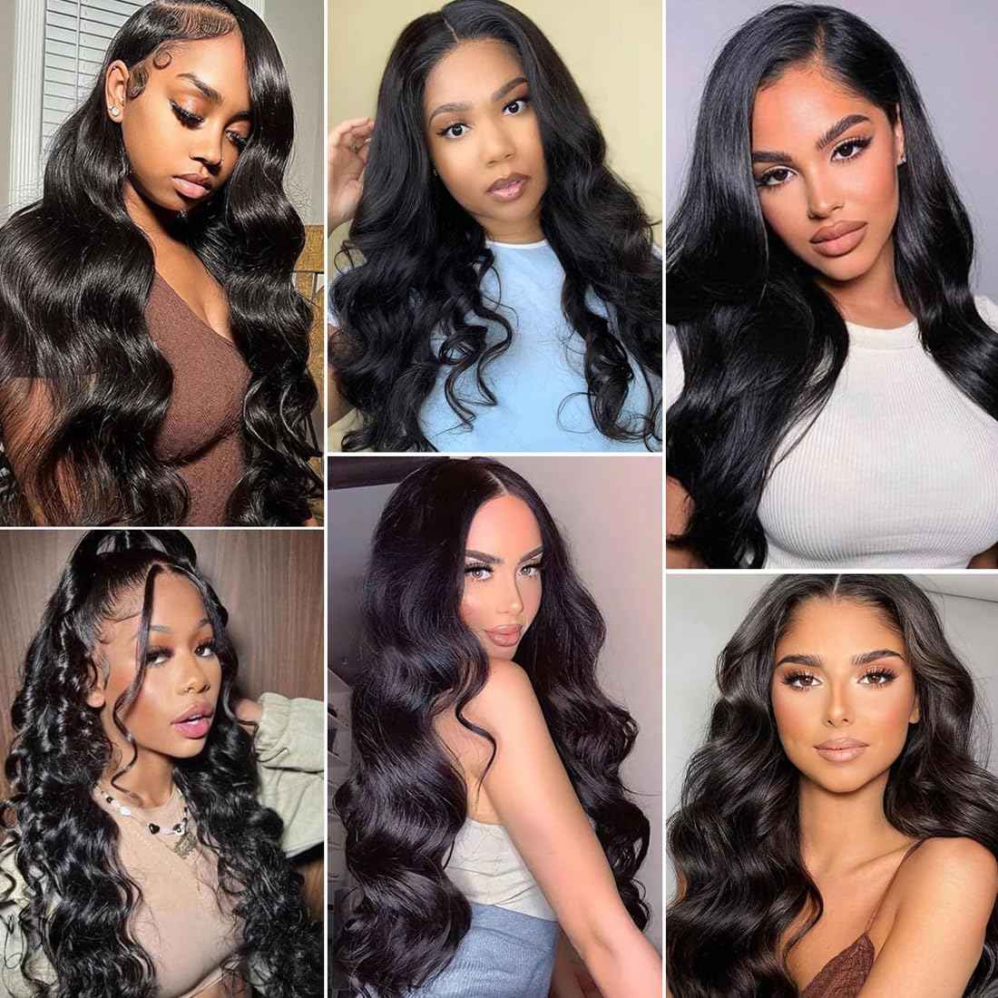 13x4 Lace Frontal Closure Body Wave Ear to Ear 16 Inch Brazilian Virgin Human Hair Closure Free Part 180% Density Hair Extensions Pre Plucked Natural Black 180% Density (13 x 4 Body Wave, 16 inch)