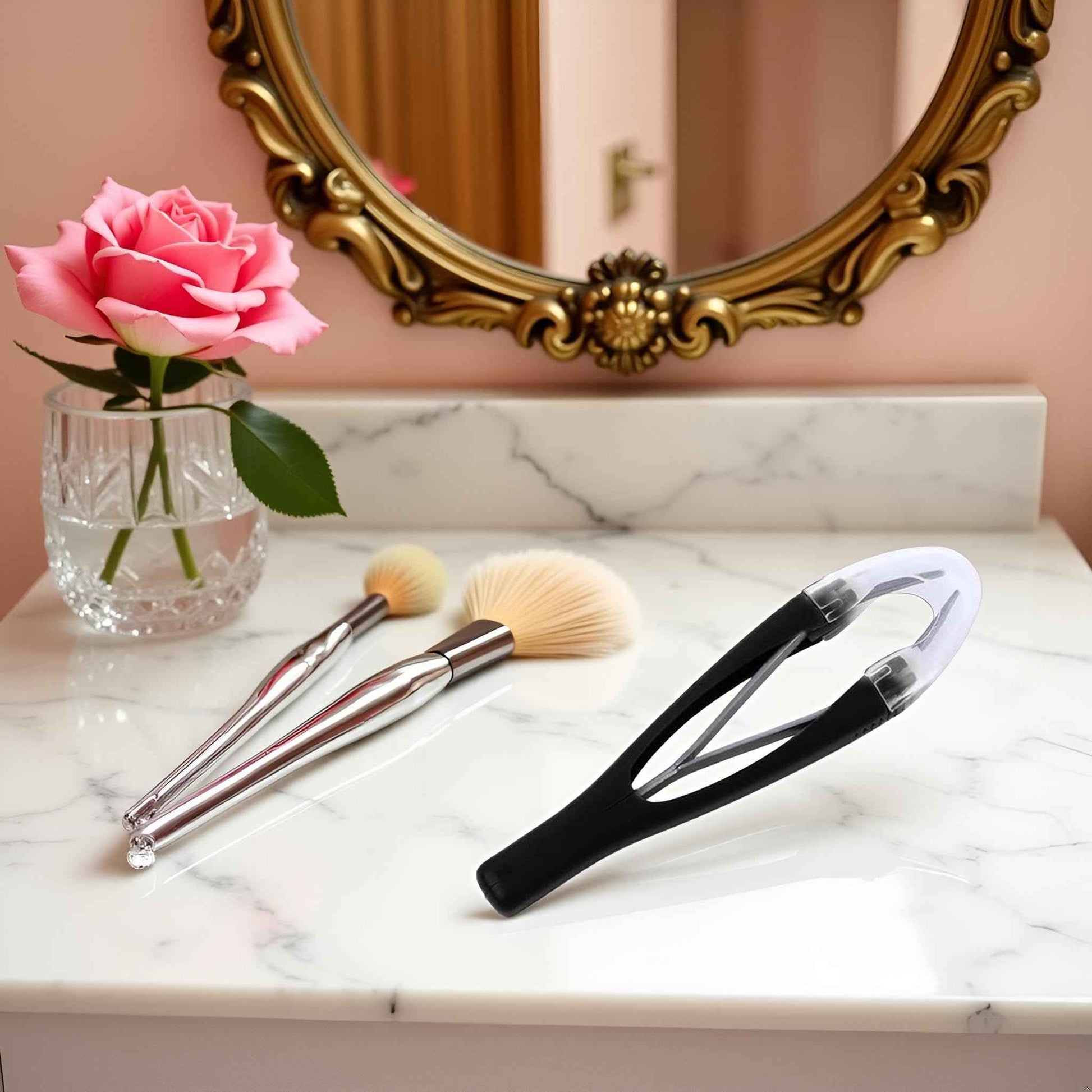 Black Automatically Retractable Eyebrow Tweezers Stainless Steel Tweezers for Women Facial Hair and Ingrown Hair Removal Hair Removal Tweezer Shave and Hair Removal