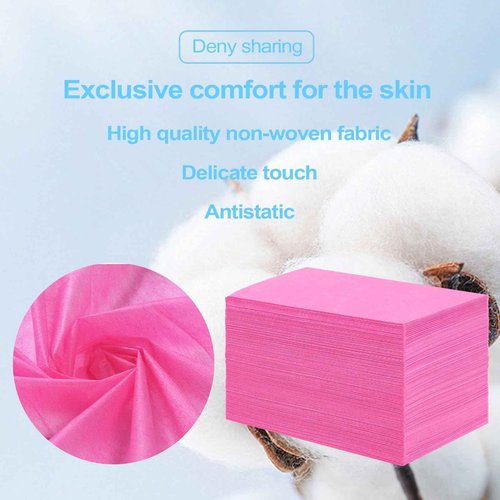 50Pcs Massage Table Sheets, 31''x71'' Waterproof Disposable Bed Sheets, Non-Woven Fabric Massage Table Cover, Breathable Protector Bed Cover for Massage Therapy Tattoo Beauty Salon (Pink50pcs)