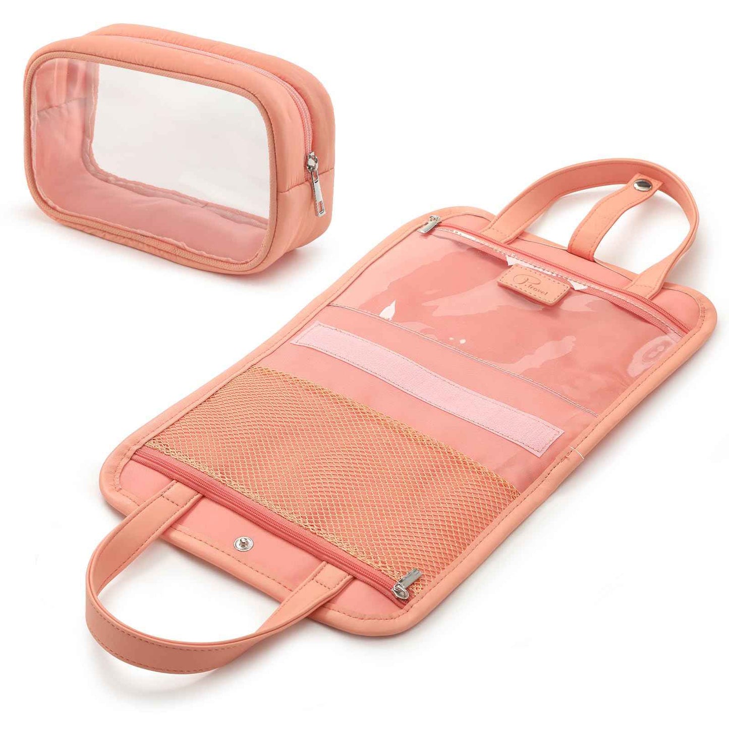 VanFn Cosmetic Bags, Travel Makeup Bag Toiletry Bag for Girls, Cosmetic Bag, Waterproof Zipper Pouches for Airline Travel, Toiletries, Bathroom & Organizing P.Travel Series