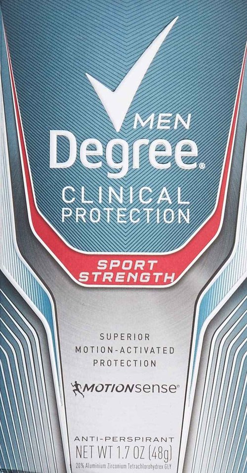 DEGREE Men Clinical Protection Sport Strength Antiperspirant & Deodorant, 1.7 Ounce, Pack of 3 (Packaging may vary)