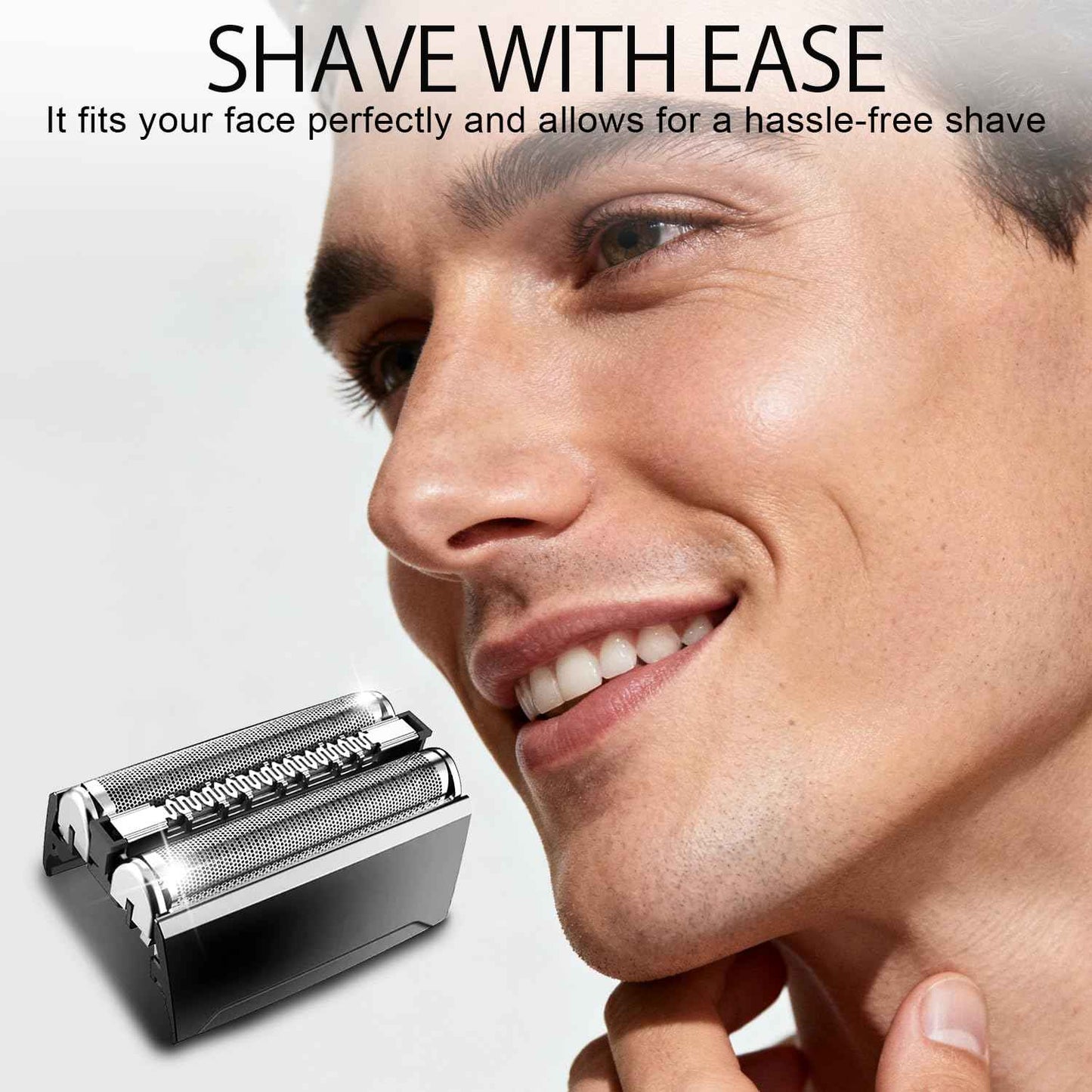 Pinkind 52B Replacement Shaver Head for Braun Series 5,Shaving Razor Head Suitable for Braun S5 5020, 5020s, 5030s, 5040, 5040s, 5050, 5050cc, 5070, 5070cc,5090cc, 5140s, 5145s, 5147s-Not for S5 53B